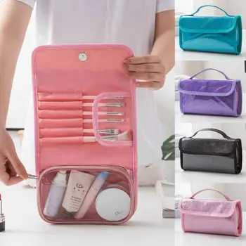 

Women Makeup Bag Multifunction Travel Hangable Cosmetic Bag Waterproof Makeup Case Pouch Toiletry Organizer Bag