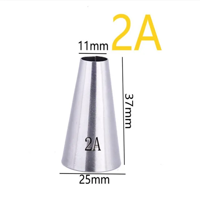 3 db Kerek Jegesedés Csövek Fúvókák Diy Krém Író Sütemény Díszítő Tippek Makaron Sütik Tészta A Sütemények Díszítéséhez - Image 5