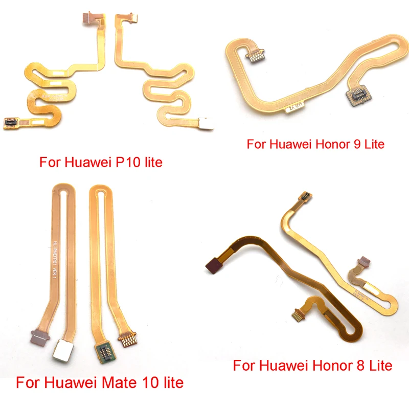 Гибкий кабель для huawei mate 10 20 P10 P20 P30 Honor 8 9 7x lite nova 3 считыватель отпечатков пальцев Сенсорный ID сенсор Главная Кнопка Разъем