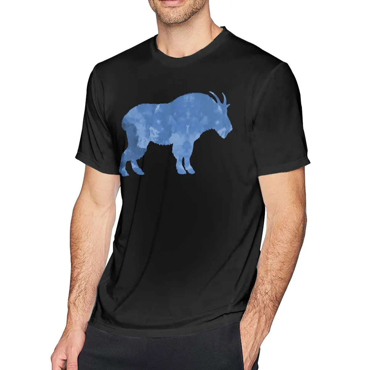 

Goat T Shirt Goat T-Shirt Man Graphic Tee Shirt Short Sleeves 5x Basic Fun 100 Cotton Tshirt