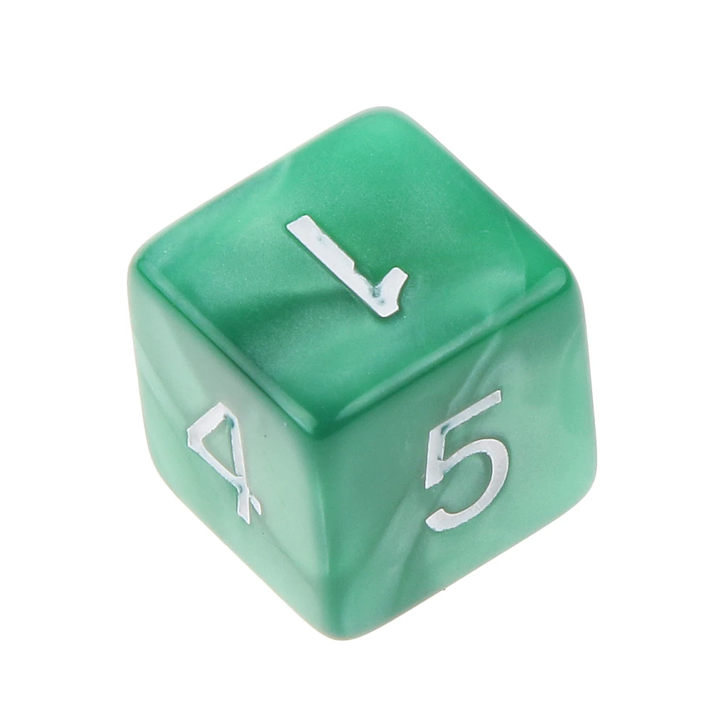 10pcs Multi-Sided AcrylicTabletop Wargames RPGs MTG TRPG Role Playing Game D6 D10 D12 D20 Dices 