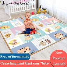 Tapis de jeu rampant épais et pliant pour bébé, respectueux de l'environnement, tapis de sécurité pour enfants