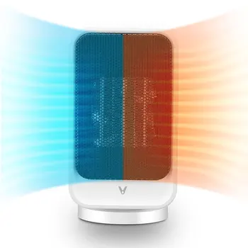 

800W Electric Heaters Fan PTC Ceramic Heating Countertop Mini Home Room Handy Fast Power Saving Warmer for Winter