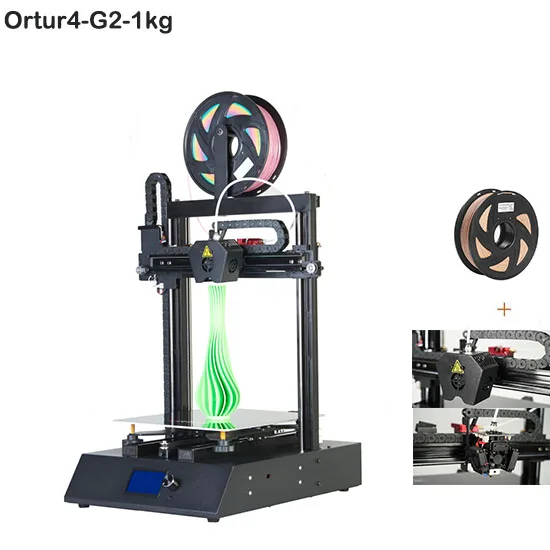 Ortur4-V2-1KG Ortur4-V1 V2 Модернизированный DIY 3d Принтер Высокоточный металлический Настольный Impresora 3d принтер 260*310*305 мм PK Ortur4 3d принтер - Цвет: Ortur4-V2-1KG