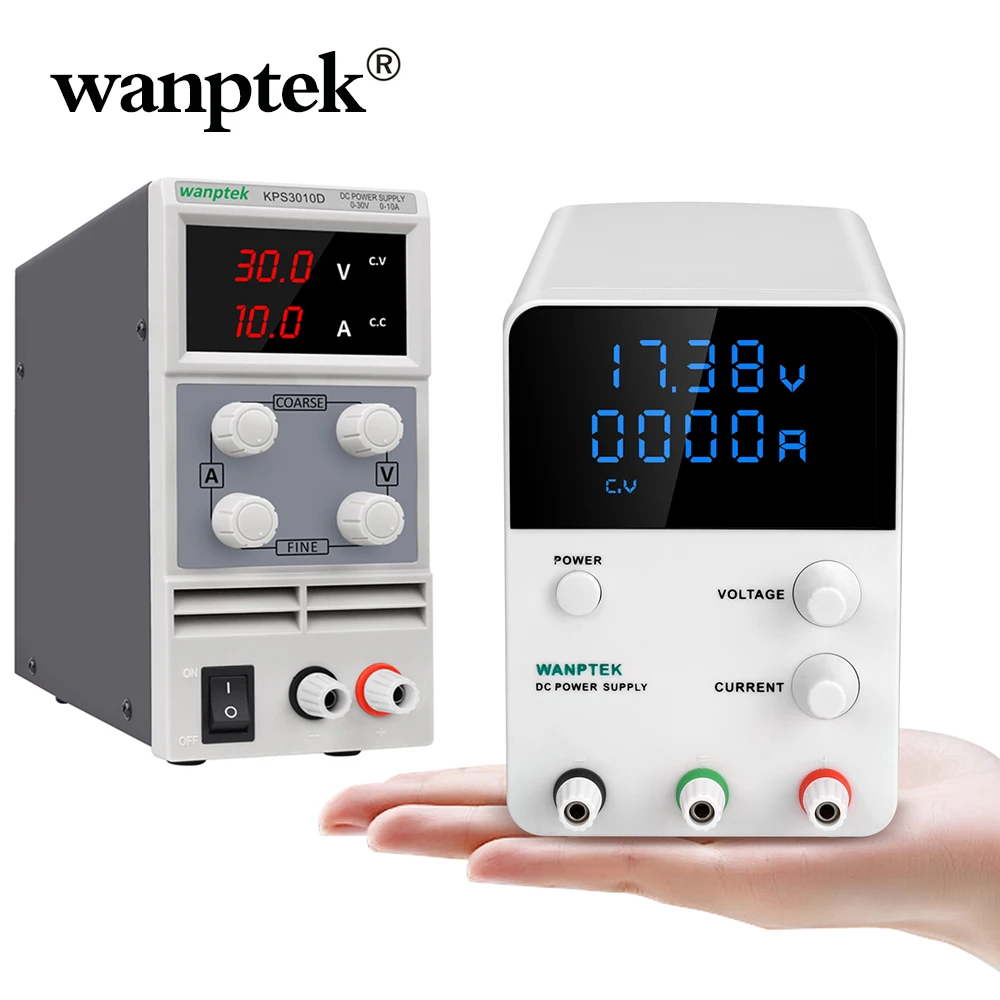 Wanptek 0,01 V 0.001A мини лабораторный блок питания GPS605D 60 V 5A 30 V 10A Регулируемый цифровой регулятор напряжения питания постоянного тока