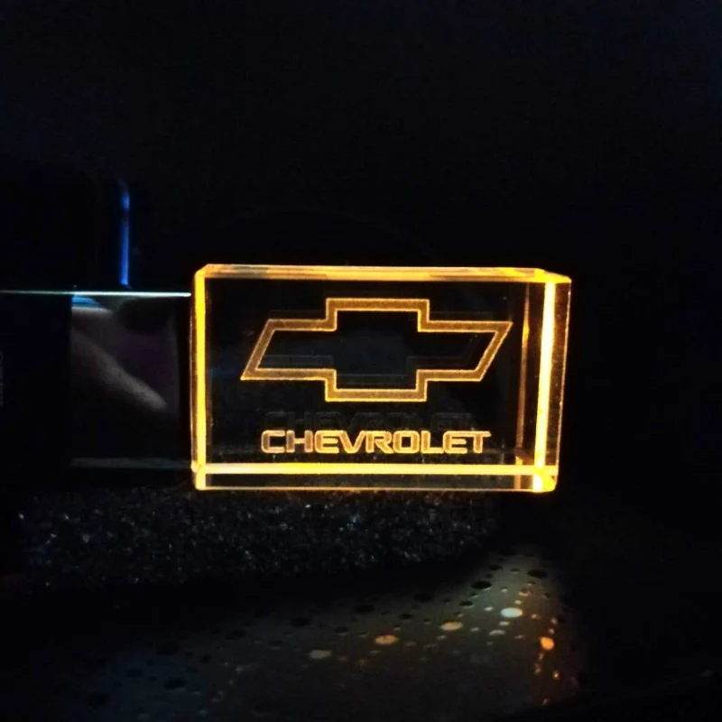 USB флеш накопитель для Chevrolet 64 ГБ 2 0 металлический ключ с кристаллами 4 8 16 32 ГБ|USB