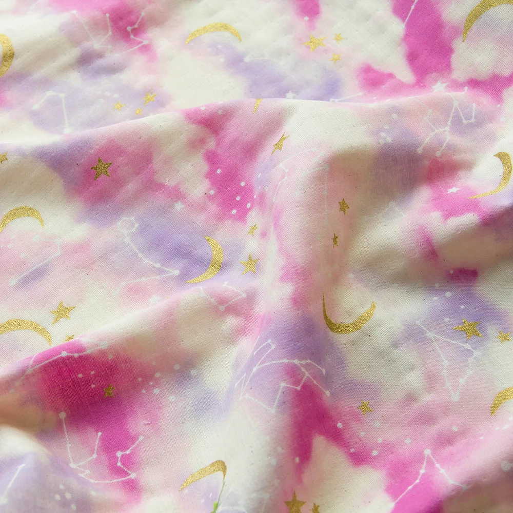 Полметра японская кокка мягкая двойная Марля из хлопковой ткани Созвездие А