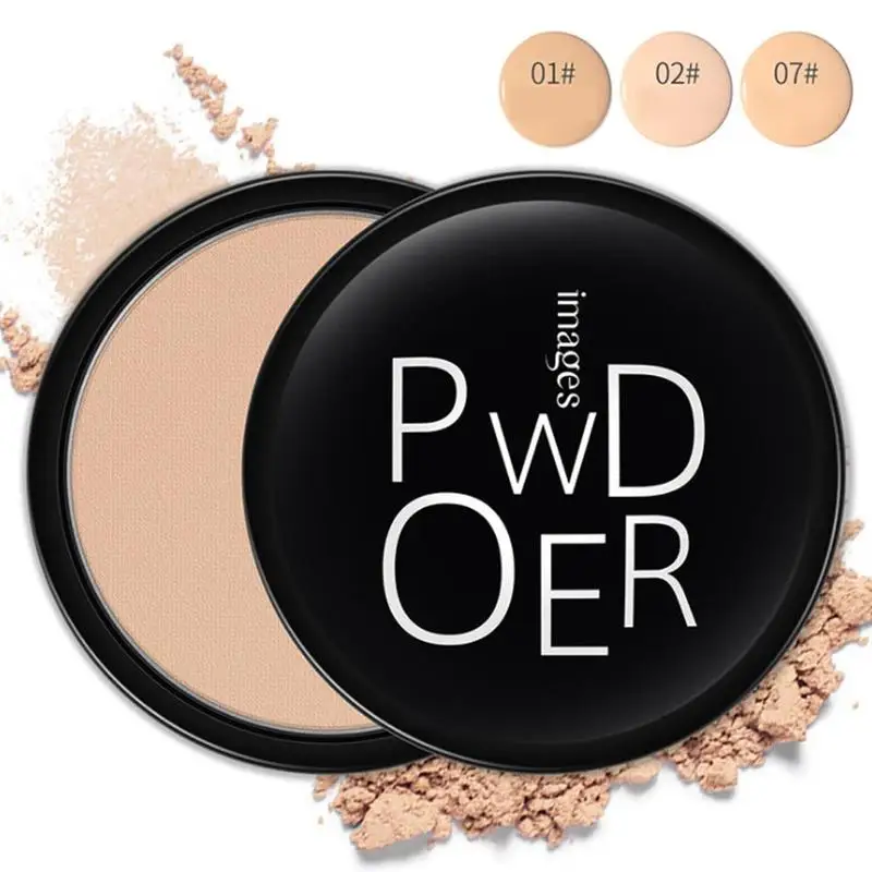 

3 Color Soft Oil-control Face Makeup Powder Pressed Setting Powder Makeup Concealer Brighten Whitening Moisture Face Foundation