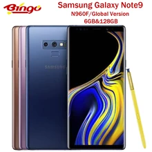 Samsung Galaxy Note9 Note 9 N960F разблокированный LTE мобильный телефон Exynos Восьмиядерный 6," двойной 12 МП ОЗУ 6 Гб ПЗУ 128 ГБ NFC