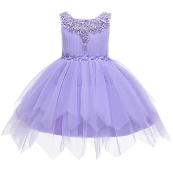 

2020 Fashion Summer New Gauze Girl Princess Girl Piano Costume Main Children's Party Dress Skirt Gauze Pettiskirt For Party