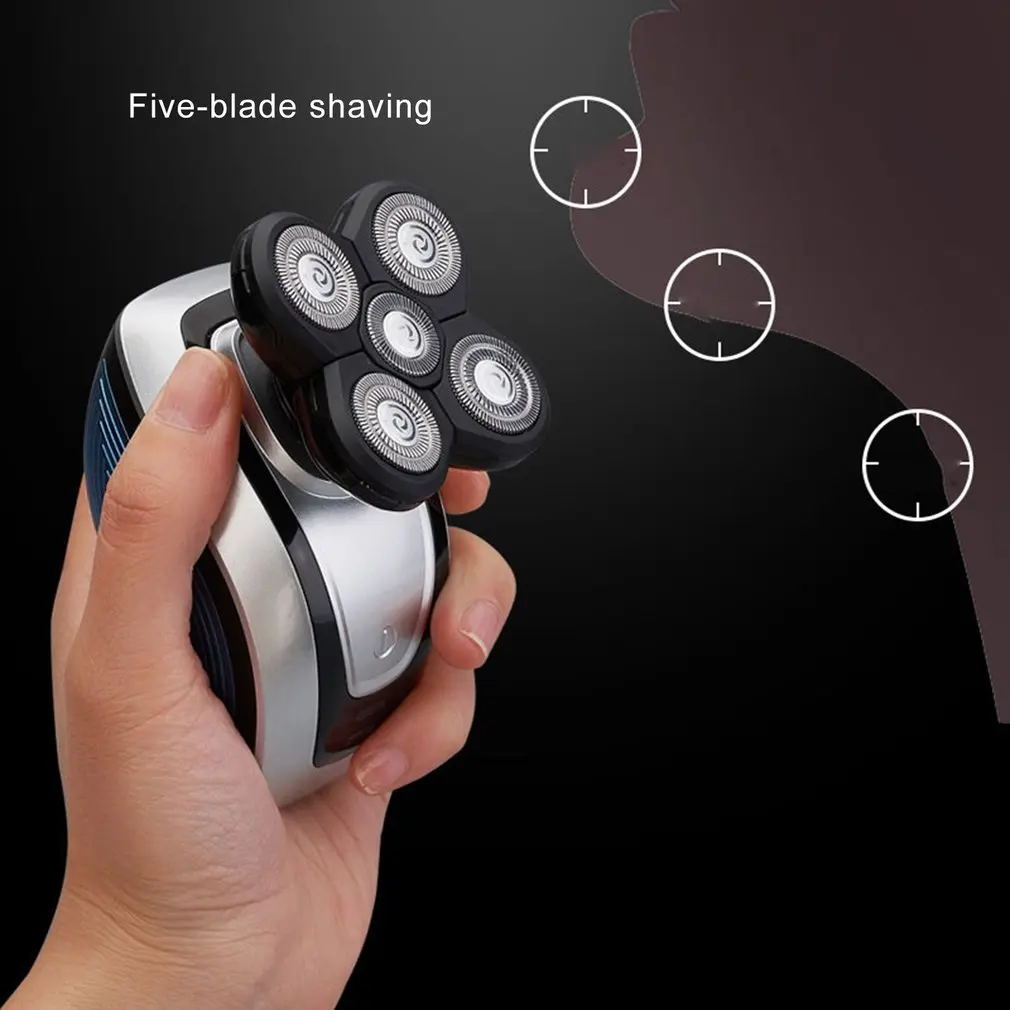 4-In-1 Multi-Function Electric Shaver Men'S Nose Hair Trimmer Electric Fader Clipper Set Bald Artifact