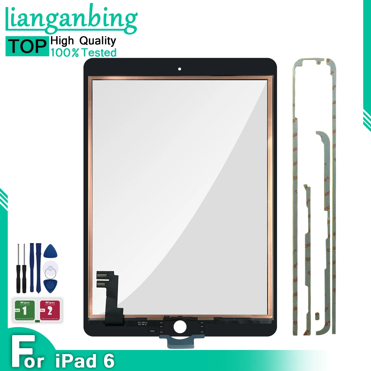 Сенсорный экран для iPad Air 2 6 A1566 A1567 дигитайзер с сенсорным экраном переднее стекло