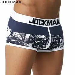 JOCKMAIL Брендовое Мужское нижнее белье трусы Боксеры Гей пенис мешок cueca calzoncillos hombre мужские шорты-боксеры пижамы трусики для женщин