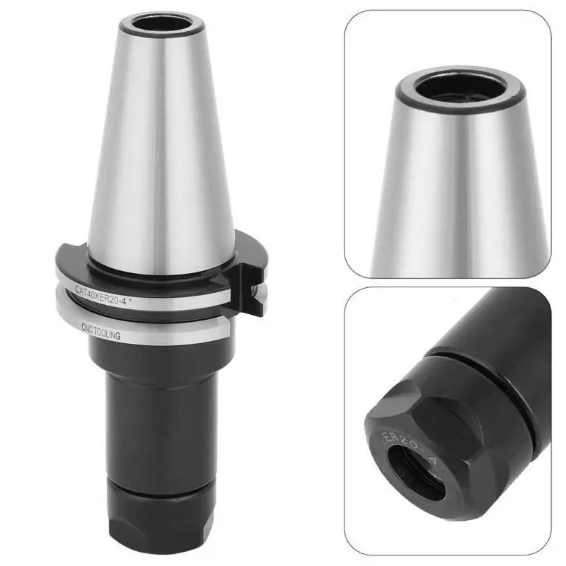 

Durable CAT40 ER20 4\\\" 20CrMnTi Fine Precision Tool Holder Metalholding Supplies