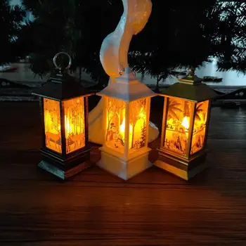 

LED Tea Light Candles Cage Christmas Tree Decoration Home Hanging Ornaments
