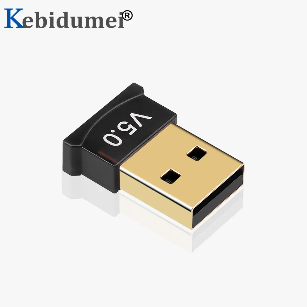 Kebidumei мини BT 5,0 адаптер USB ключ беспроводной USB Bluetooth передатчик 5,0 музыкальный приемник Bluetooth адаптер для компьютера ПК