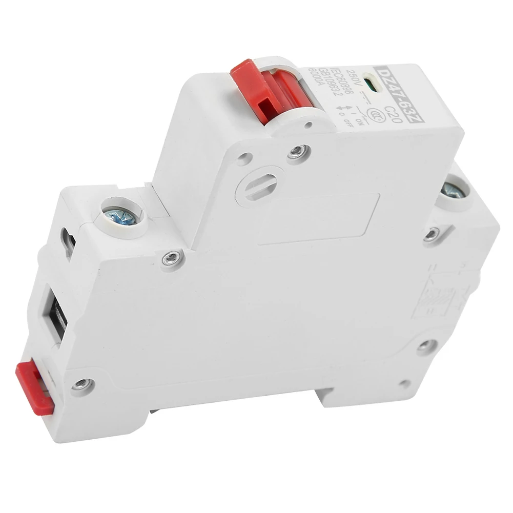 DZ47-63Z-1P 20A DC Miniature Circuit Breaker Leakage Protection Air Switch For Solar Energy Small Power Generation System