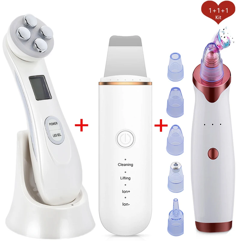 

Ultrasonic Skin Scrubber Facial Peeling Pore Cleaner Exfoliator Face Blackhead Remover whitening instrument electroporation