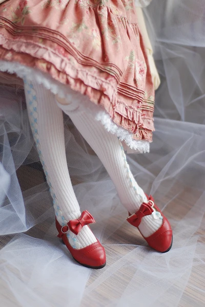 1/3 BJD кукольные туфли на плоской подошве с бантом на высоком каблуке 1/3 Кукла SD MSD туфли кукольные аксессуары 2 цвета BJD обувь