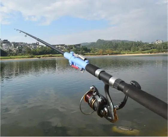 2.1m/2.4m/2.7m/3.0m Automatic Fishing Rod Spinning Sensitive Telescopic Automatic Spring Fishing Pole Glassfiber Rod Ice