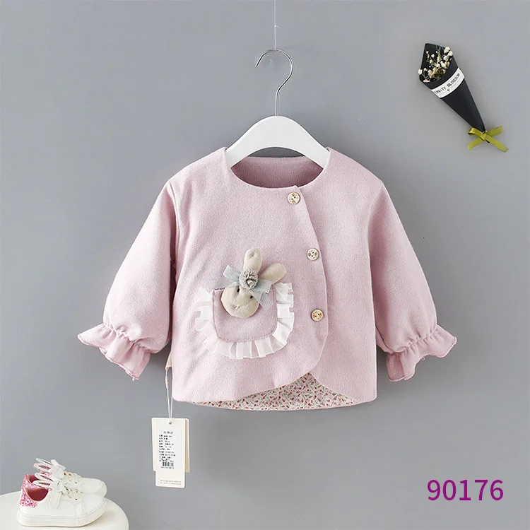 

Momoidea Childrenswear 2019 Spring New Style GIRL'S Coat Fashion Children Spring And Autumn Long-sleeved Coat