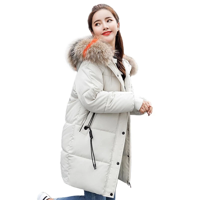

Plus Size winter jacket women Casual Loose Down Cotton Padded Parkas parkas mujer 2019 Long Hooded casaco feminino female jacket