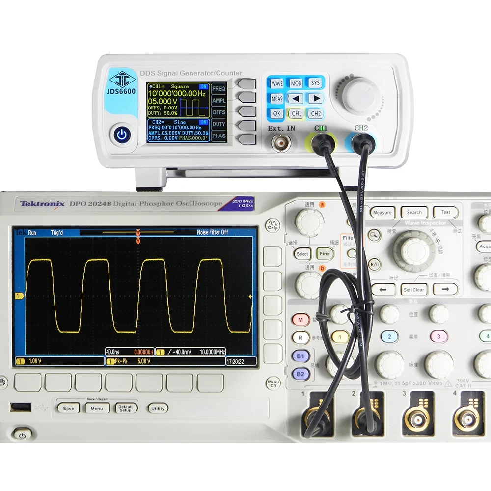 sinal controle digital dualchannel medidor de freqüência