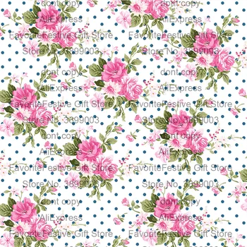 

floral dot Printed milk silk stretch Sewing Quilting Fabrics Basic Quality for Patchwork Needlework DIY Handmade Cloth shirt