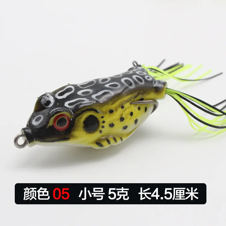 Модель Ray Frog двойной крючок с Barb Ray Frog Blackfish предназначен для уничтожения приманки