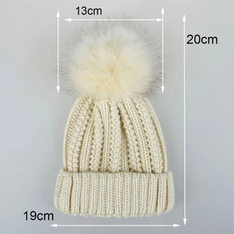 DRESSUUP модная женская зимняя шапка с помпонами Skullies Beanies зимняя Модная вязаная шапочка из хлопка очаровательные женские Мягкие Шапки