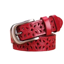  New Women's Belt with Hollow Pattern Luxury Belt Designers Women Vintage Pin Buckle Strap 2.8cm 