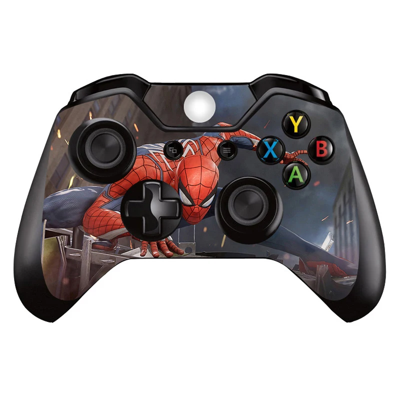 Spider Man Cartoon Stickers For Xbox Onectrl Skin Stickers For Xbox One Console And Controller Gamepad Controller Stickers