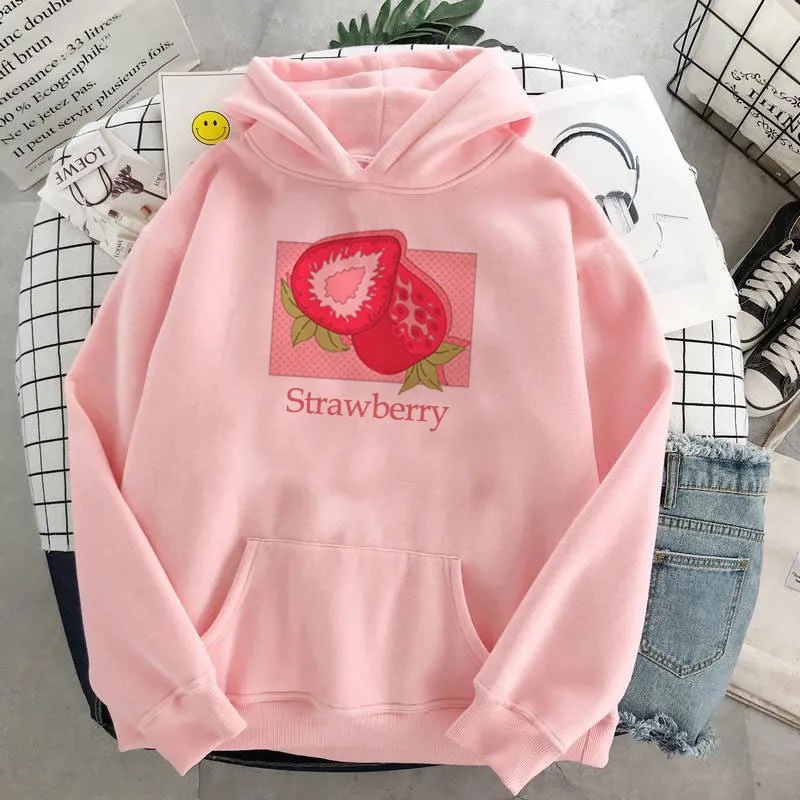 adidas hoodie with strawberries