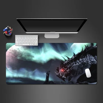 

Skyrim Mousepad Best Personality Gaming Mouse Pad Gamer Mat Customized Game Computer Desk Padmouse Keyboard Mats Best Gift