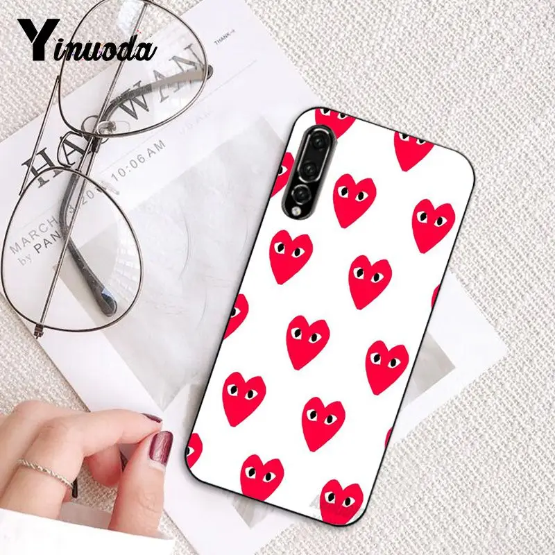 Yinuoda Japan CDG comme des garcons play чехол для телефона huawei P9 P10 Plus Mate9 10 Mate10 Lite P20 Pro Honor10 View 10 - Цвет: 6