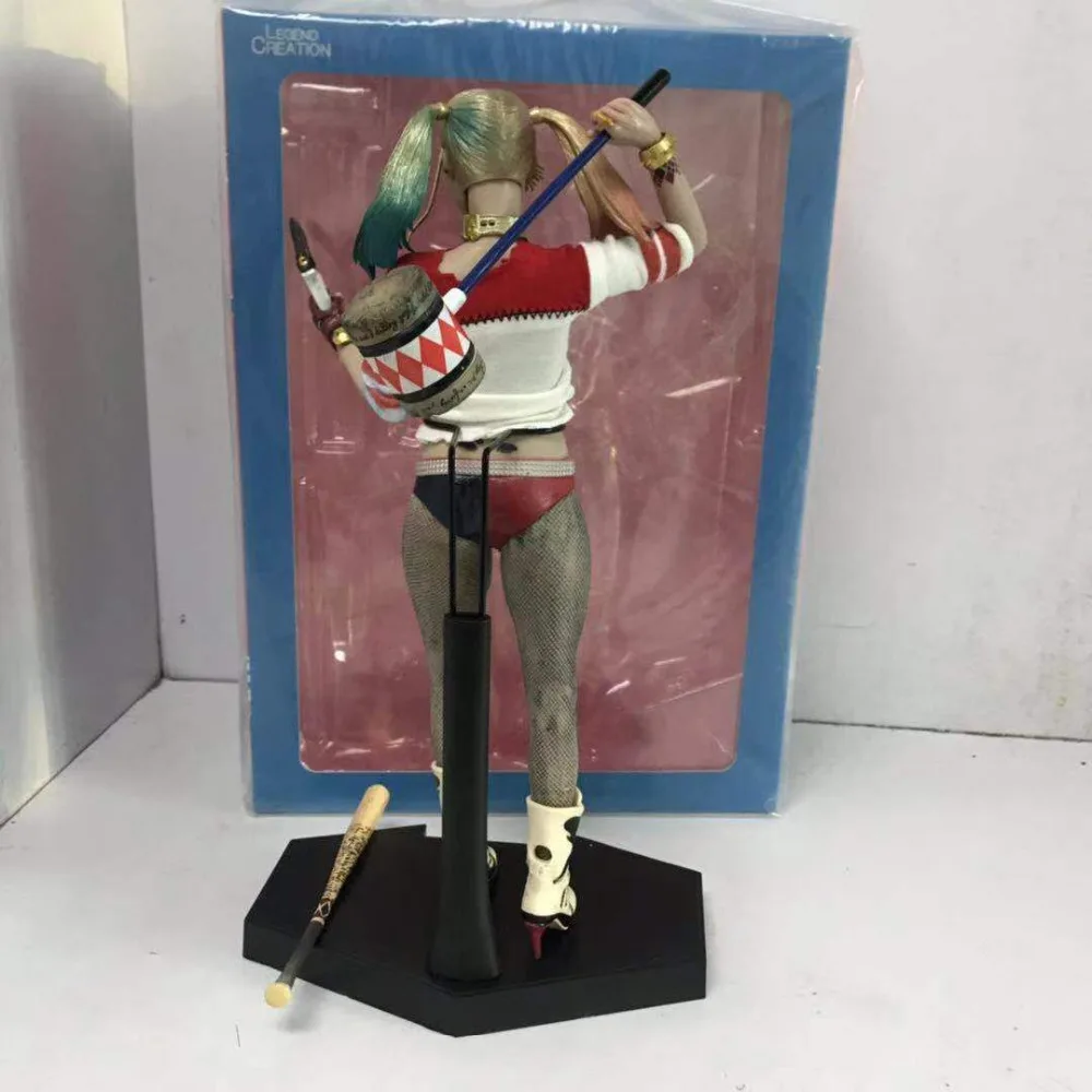 12inch Movie Figure Suicide Squad 1/6 Harley- Quinner Real clothes Collection Action Figure Toys Model Christmas Gifts for Kid