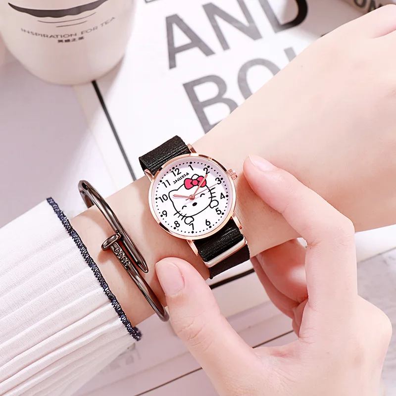 

Watch Women's Mori Girl Line Students Versatile Fashion Fresh Retro Thin Drawstring Small INS Wind Lovely Pink GIRL'S Heart