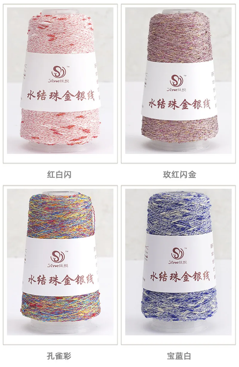 4 FILS LUMINEUX Tricotés à La Main Qui Brillent Dans La Nuit, Pour Cadeaux, EUR 22,34 - FR