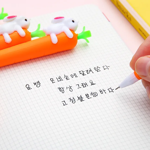 Stylo À Encre Gel 0.5mm, Mignon Bébé Panda En Bambou Caoutchouc Souple,  Stylo À Encre Mignon Pour École Et Bureau, Fourniture D'écriture,  Nouveauté, Papeterie Cadeau Pour Étudiant - AliExpress