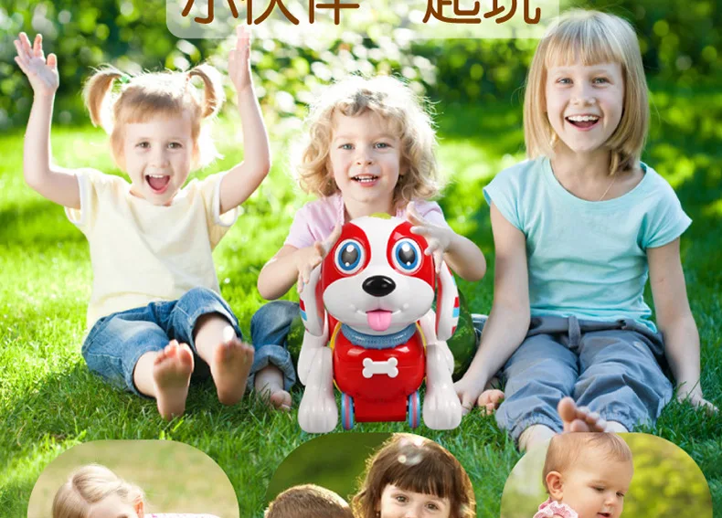 Canhui Naughty Wiener собака умный сенсорный танцы Bb396 милая игрушка электронная собака Музыка огни