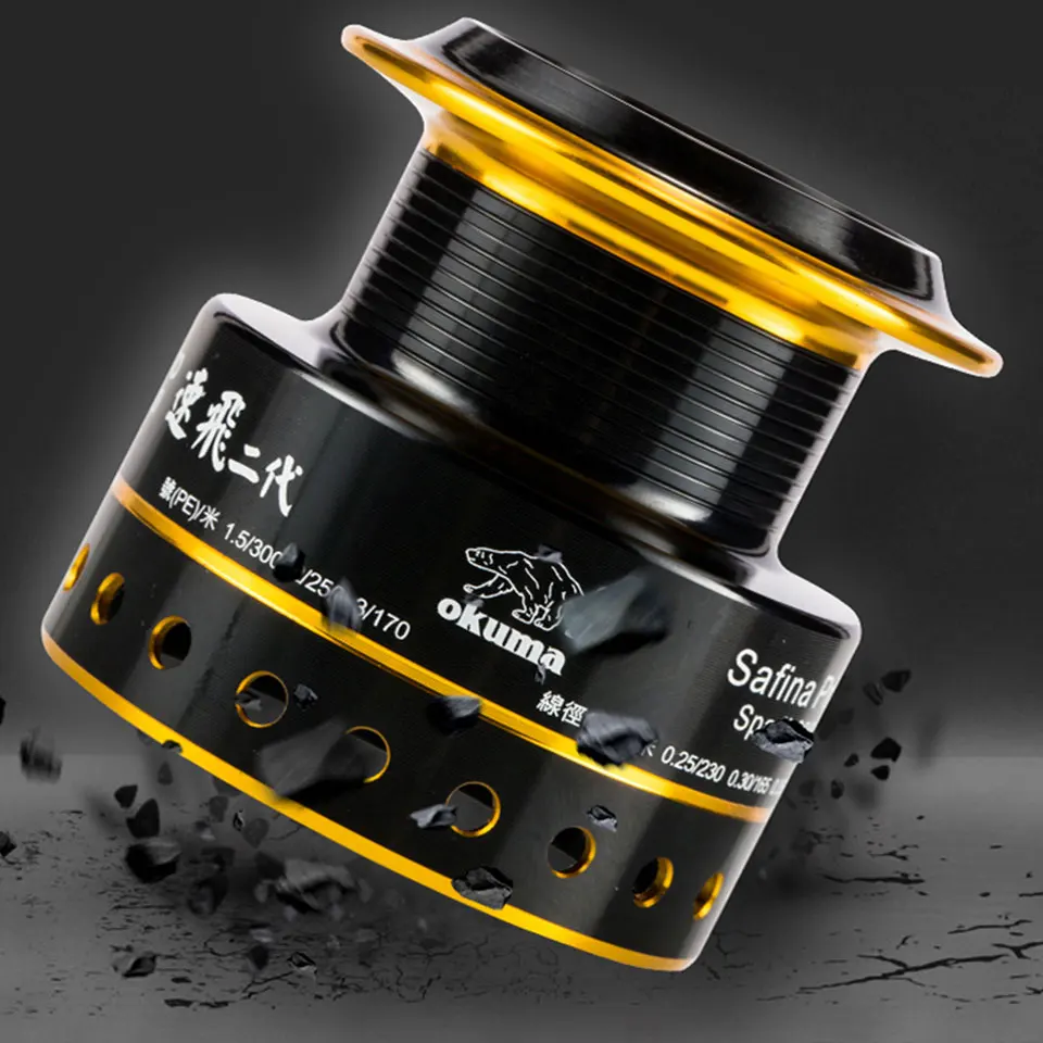 Оригинальная Рыболовная катушка OKUMA Safina Pro спиннинговая с 6 подшипниками