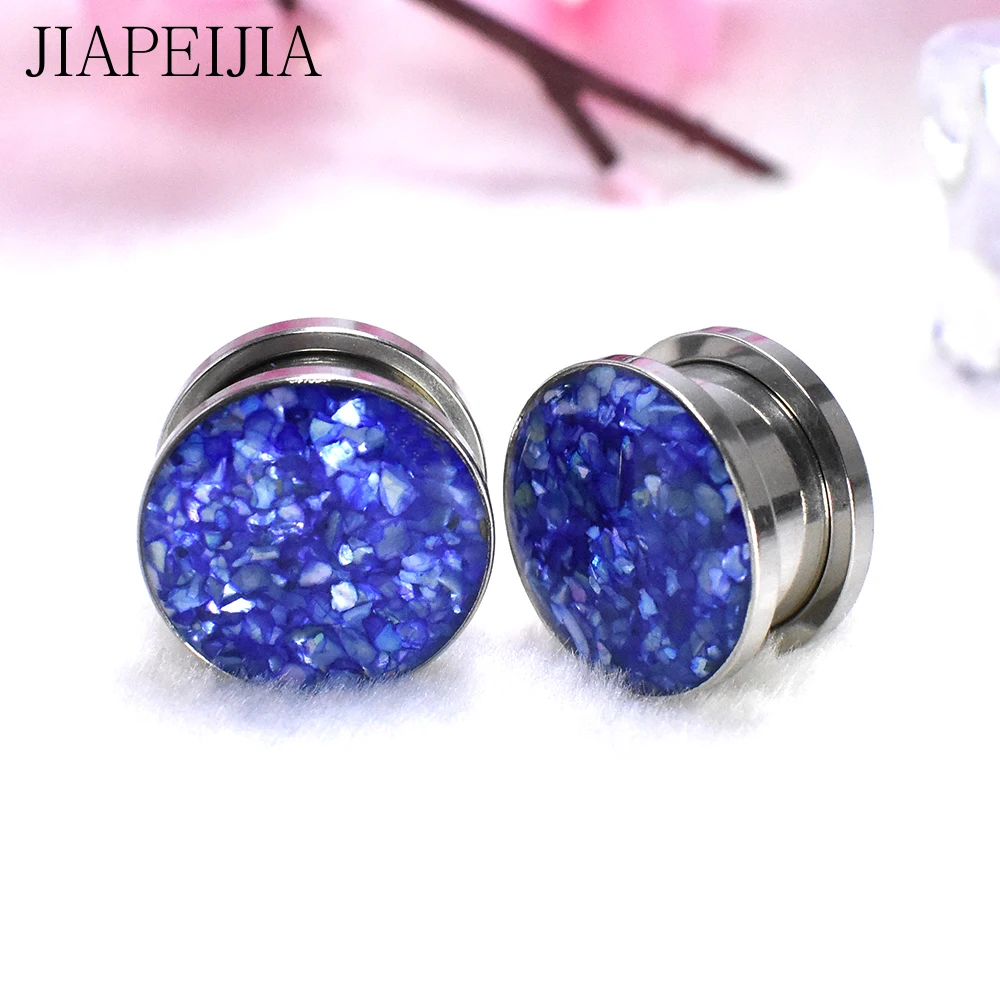 Alisouy 2PCS Cone Spike Acrylic Ear Plug Taper Tunnel Gauges Set, 2 In 1 Ear Expander Stretching Screw Kit Piercing Body Jewelry I.721516555 - Foto 11