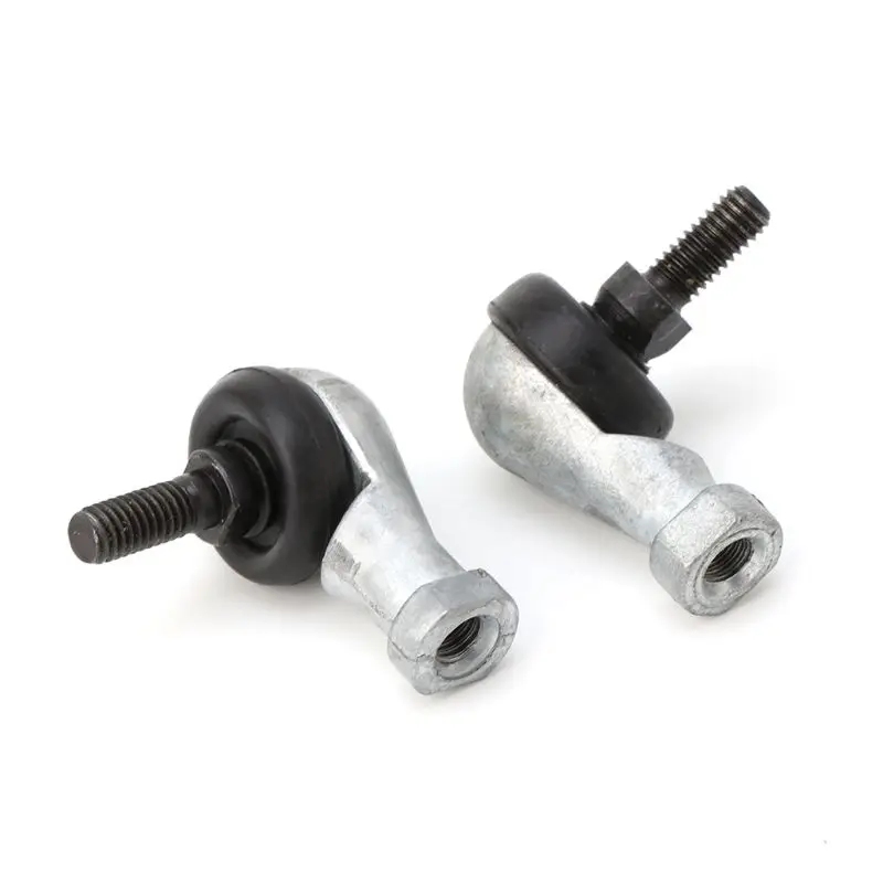 

4Pcs 6mm M6 SQ6-RS Connector Shape Ball Head Pole End Joint Bearing Rod Right Hand Bore 90 Degrees Male Steel
