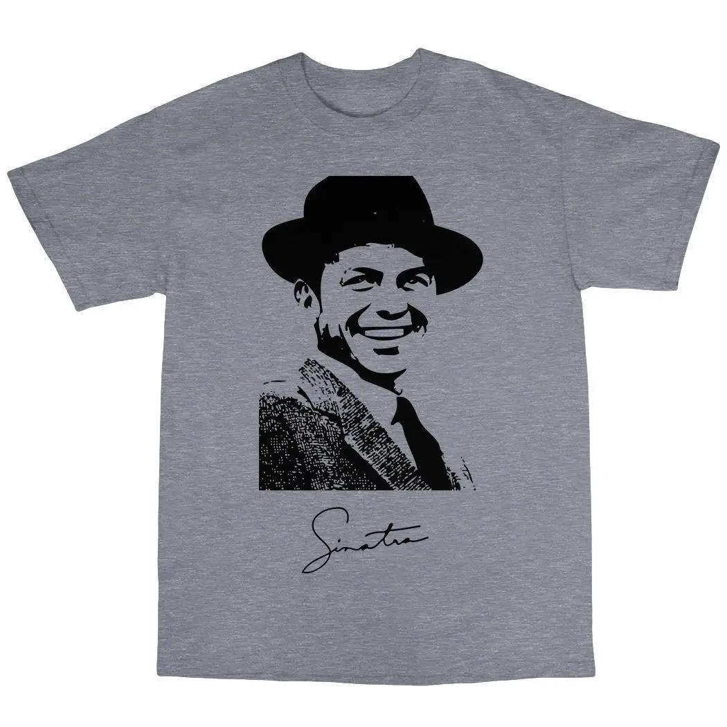 Футболка Frank Sinatra из хлопка с надписью My Way Come Fly With Me New York Винтажная футболка