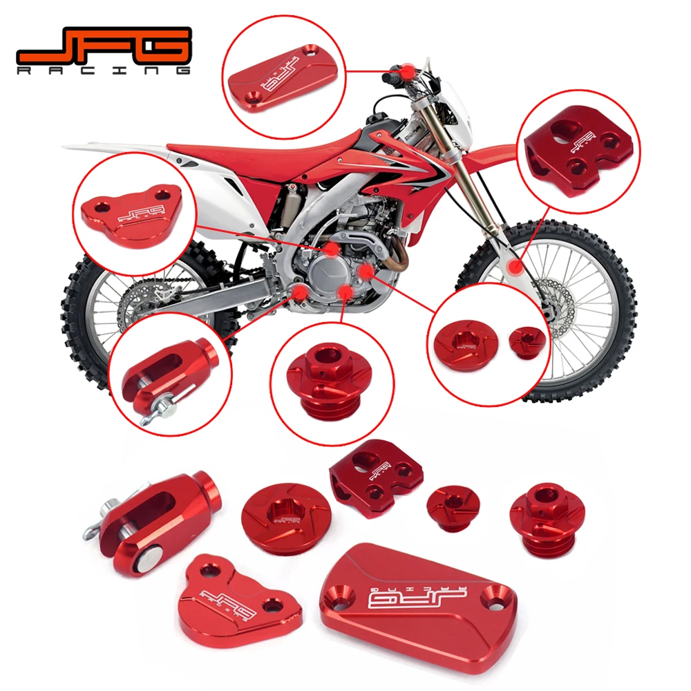 Комплект винтов для крышки резервуара тормозной муфты мотоцикла CNC HONDA CRF250R CRF250X