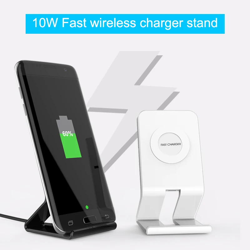 

NKNA Universal Wireless Charger for iPhone X 10 8 Plus Samsung Galaxy S9 S8 S10Note 8 Xiomi Phone Fast Wireless Charging Stand