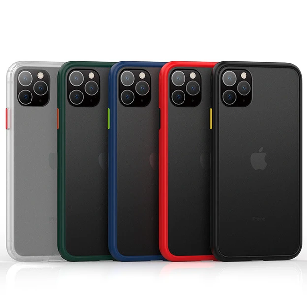 Чехол для Apple iphone 11 жесткий прозрачный тонкий матовый защитный чехол из