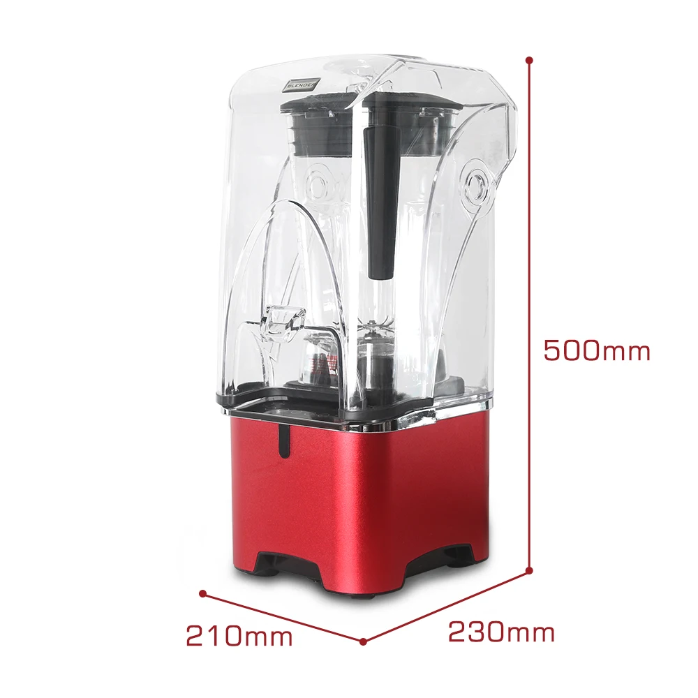 ITOP 2L Commercial Blender Professional Power Blender Mixer Fruit Juicer Cocktail Bar Food Processor Stainless Steel Blade 2200W