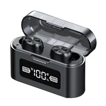 

TWS Bluetooth V5.1 Wireless in-Ear Headset with Touch Control Microphone HD Call