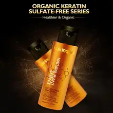 Шампунь без сульфата, Глубоко очищающий, восстанавливающий ущерб, увлажняющий питательный увлажняющий Гладкий Уход за волосами от перхоти